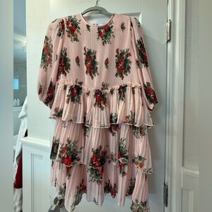 Ganni Pleated mini dress